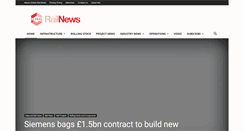Desktop Screenshot of globalrailnews.com